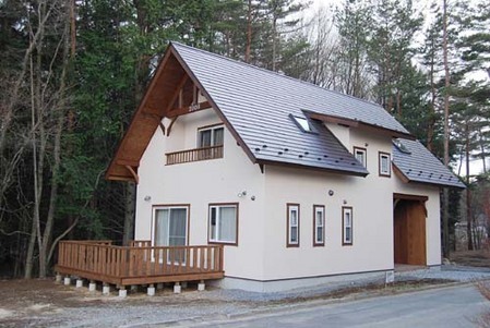 シンプルデザインの家